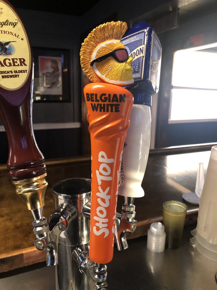 Serving draft beer at Perfect Timing Bar and Grill